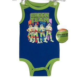 TMNT Classic Graphic Onesie 3-6 Months NEW
